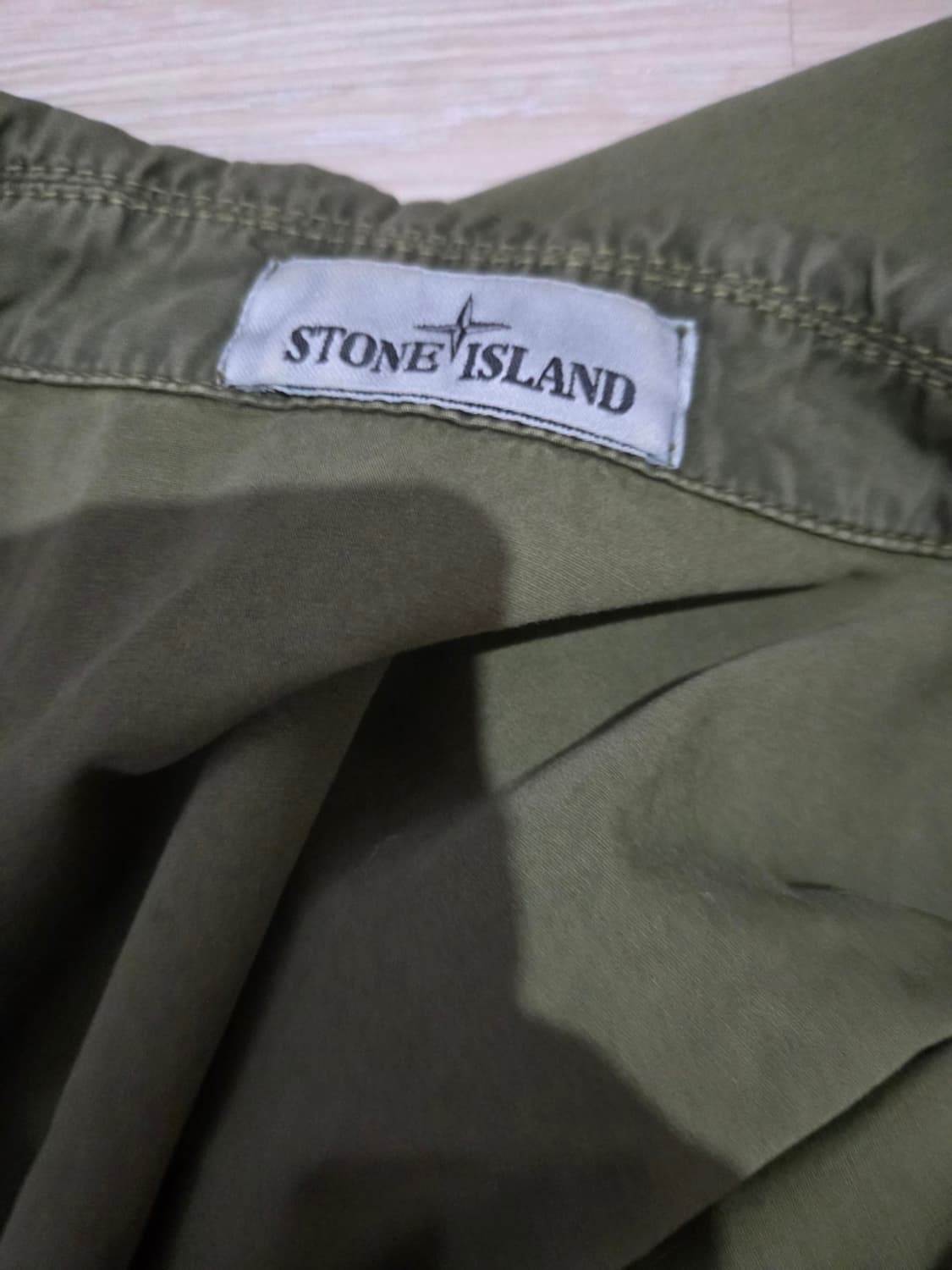 정품 스톤아일랜드 카키 올드이펙트 114WN 오버셔츠 100/L 상품이미지5