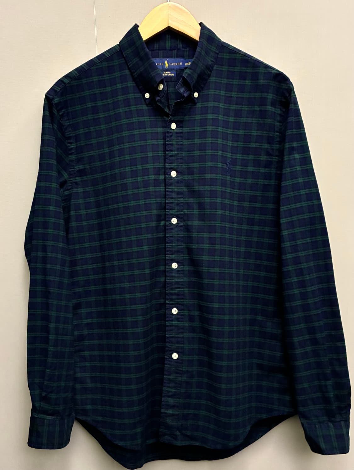 (L/105)POLO 폴로랄프로렌 블랙와치 타탄체크 버튼다운 셔츠  상품이미지1