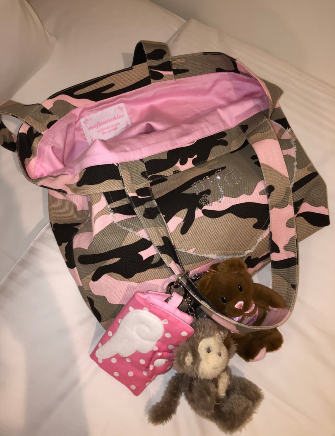 마페아 mafavarchive gal 카모백 갸루 camo bag 상품이미지1