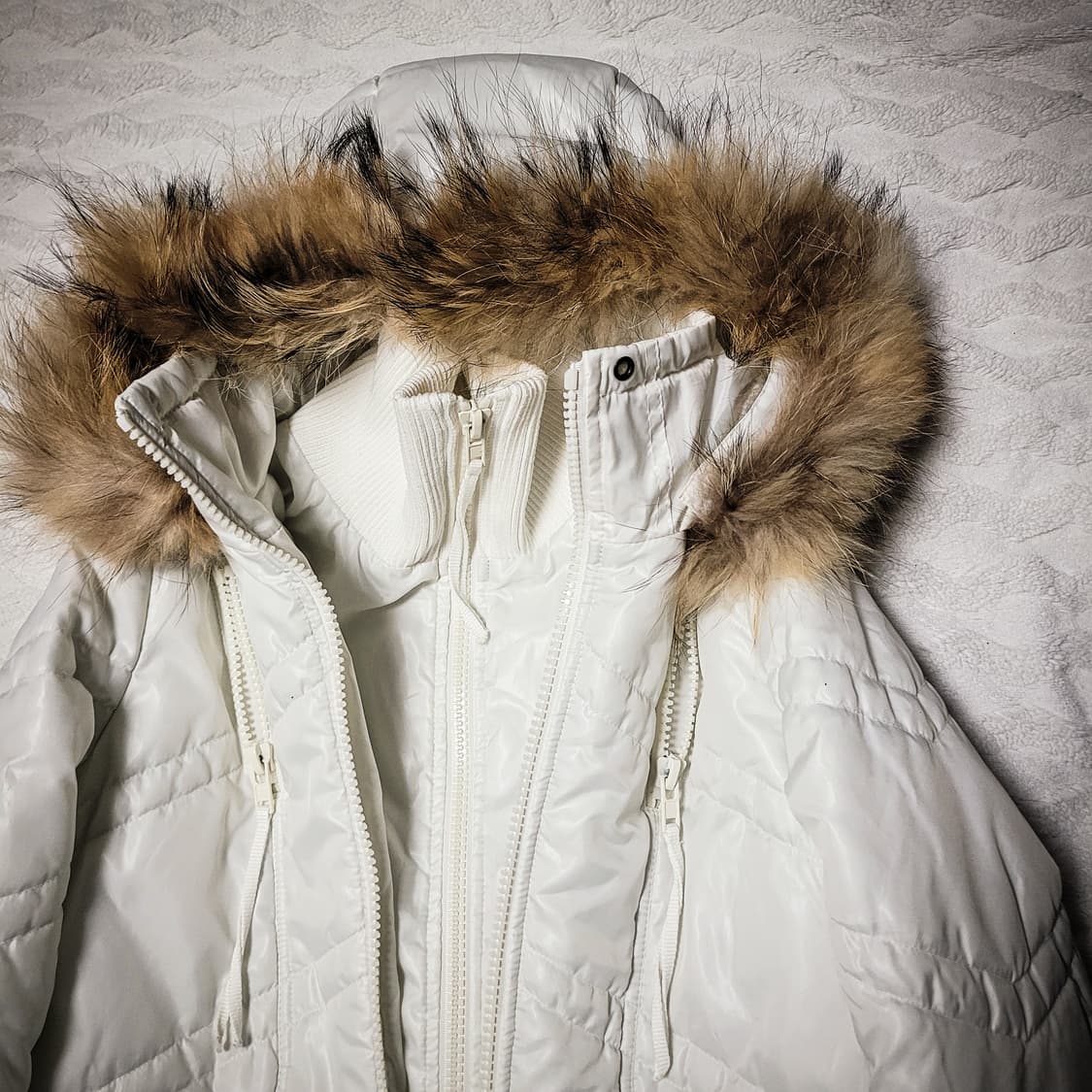 Recette A 'la mode Raccoon Fur Puffer 상품이미지3