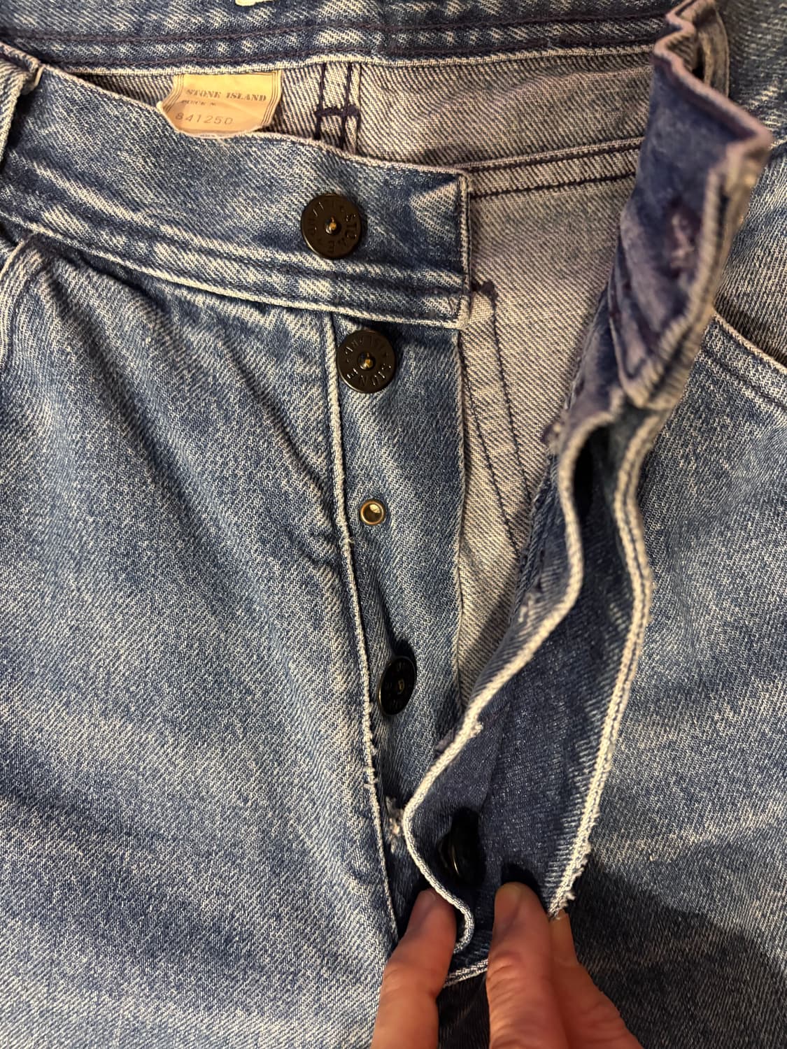 스톤아일랜드 80s 그린엣지 데님 청바지 상품이미지5