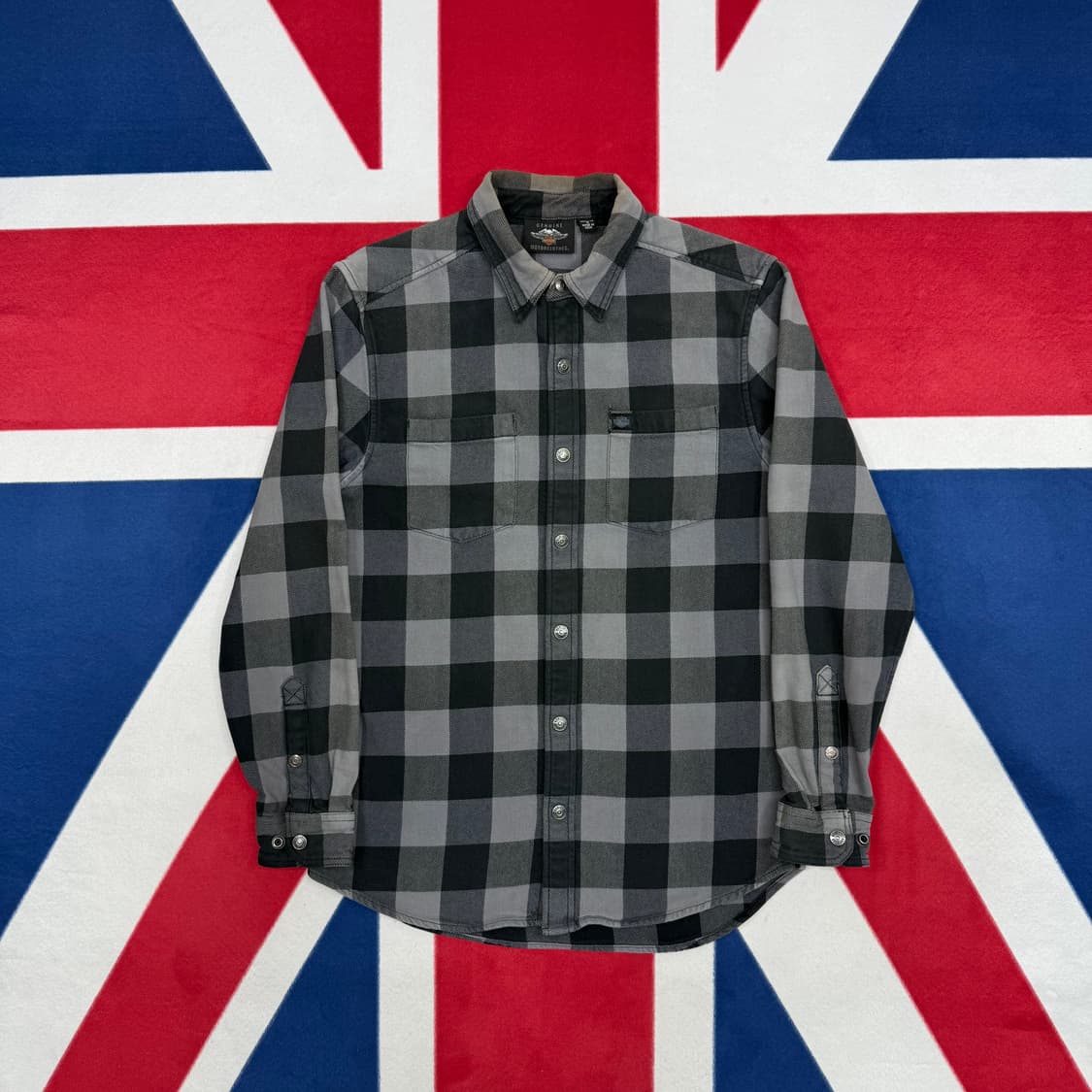 할리데이비슨 체크셔츠 M 상품이미지1