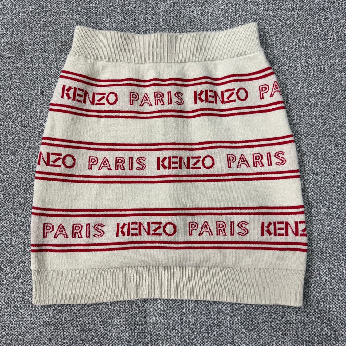 겐조 로고 패턴 니트 스커트 상품이미지1