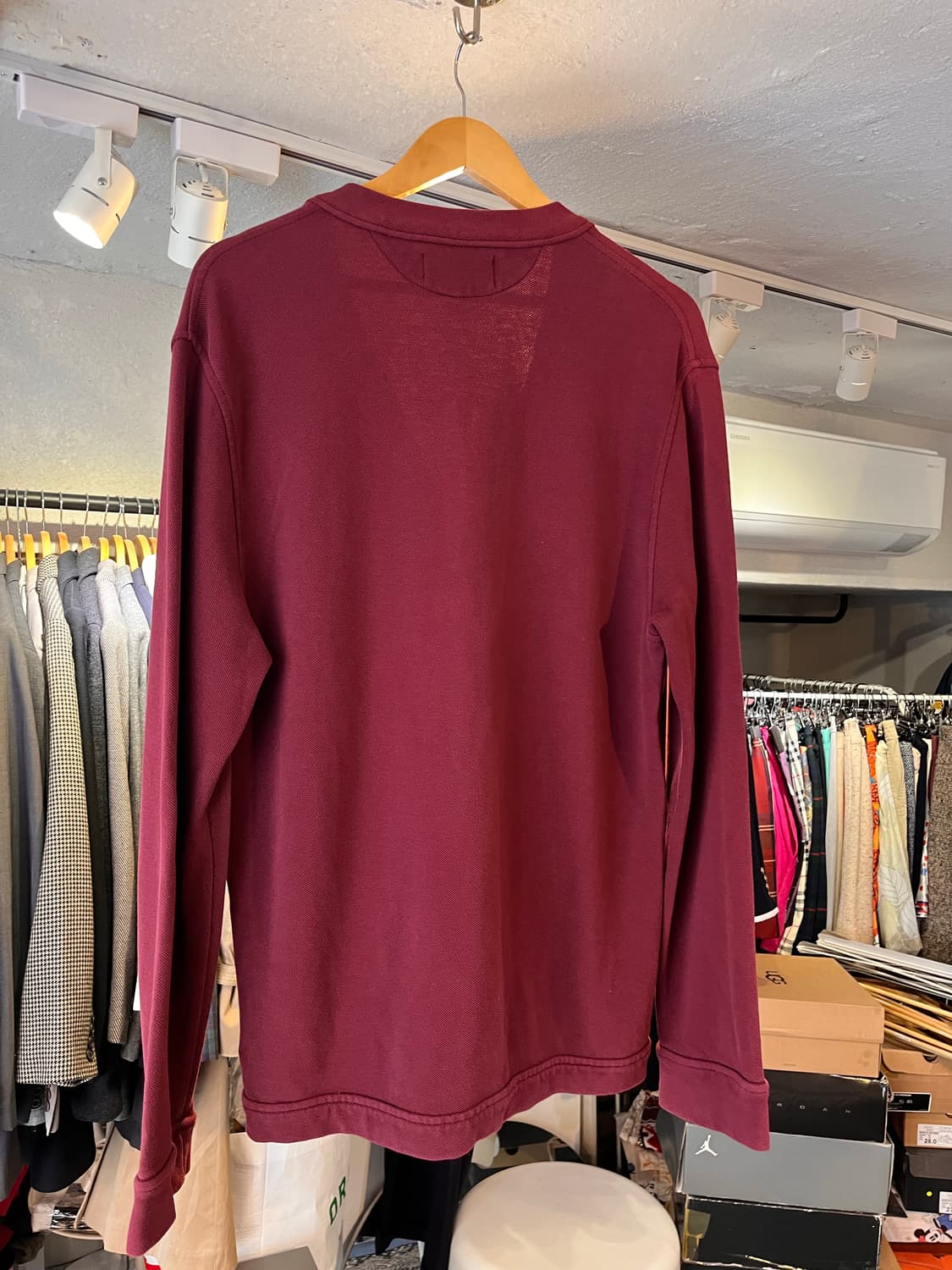 폴로 랄프로렌 레터맨 가디건 버건디 (L) 상품이미지2