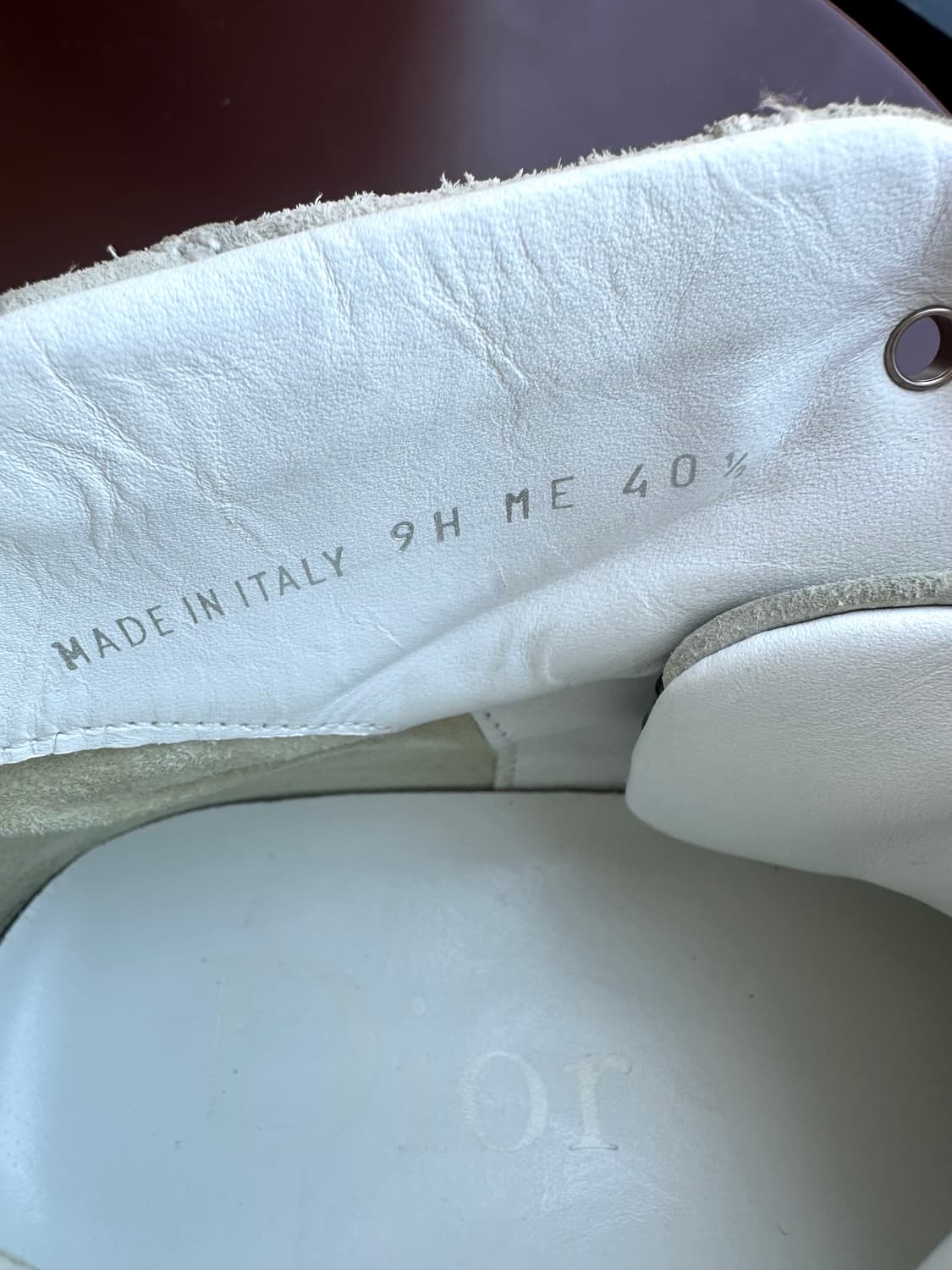 디올 옴므 07AW 에디슬리먼 스웨이드 하이탑 상품이미지8