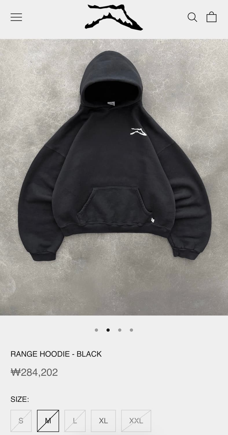 아킴보 클럽 Range Hoodie 블랙 M 상품이미지6