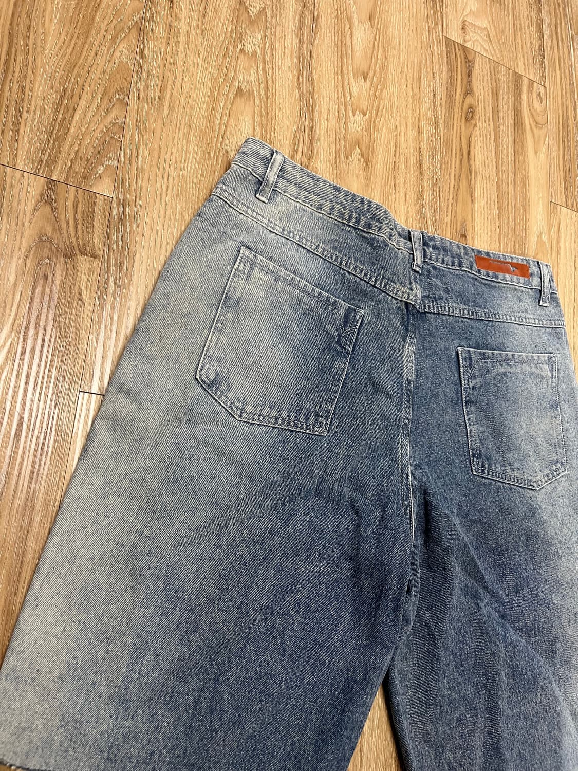 Interesting 버뮤다 컷오프 데님 반바지 34 상품이미지5