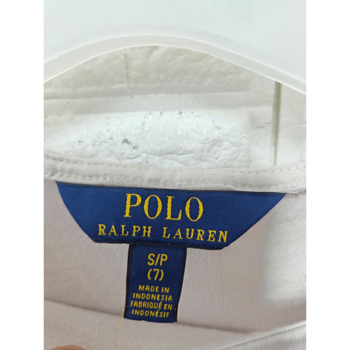 택포) 폴로 랄프로렌 빨간 스트라이프 티셔츠 7Y 상품이미지2