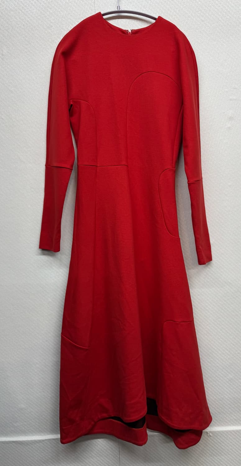 새상품 COS 코스 레드 롱 원피스 32(44) 상품이미지1