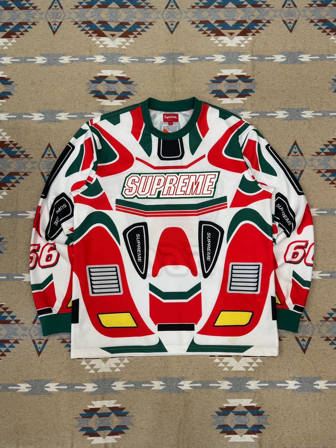 [S] 슈프림 데칼 모터 저지 화이트 22FW 상품이미지1