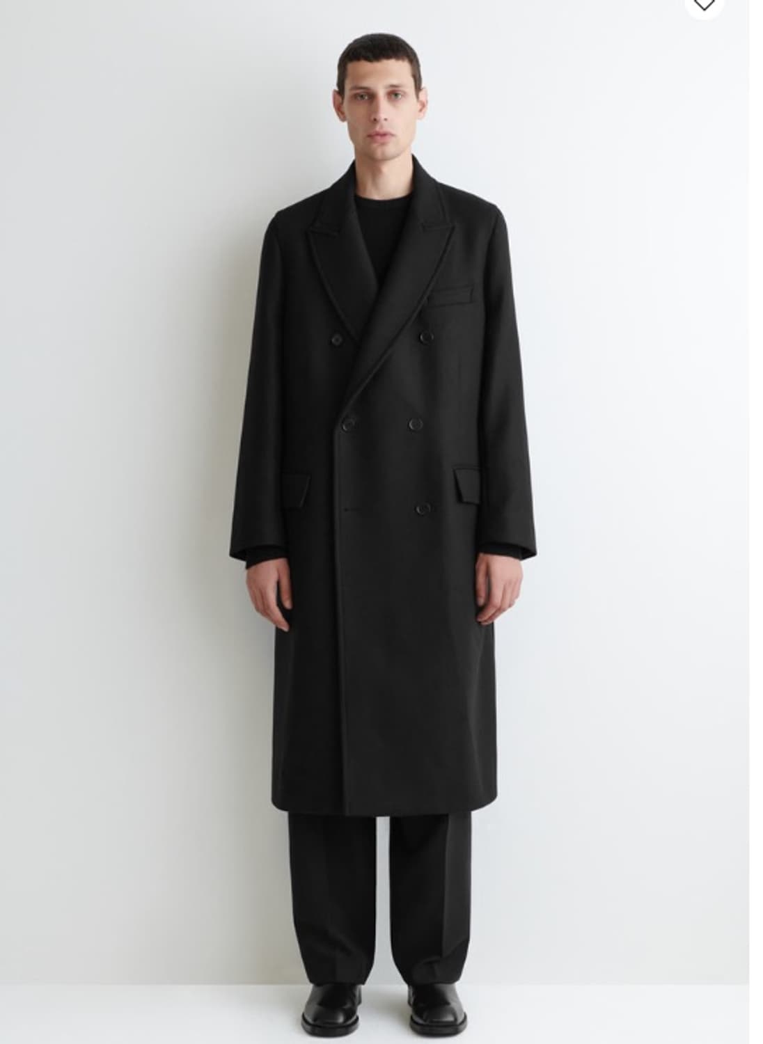 cos 25FW 더블 브레스티드 코트  상품이미지5