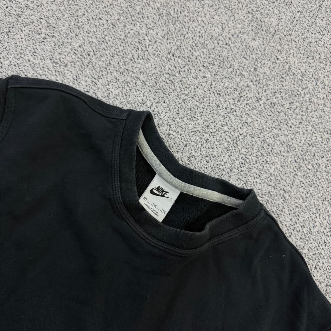 XXL 신형 나이키 블랙 맨투맨 0127H1 상품이미지3