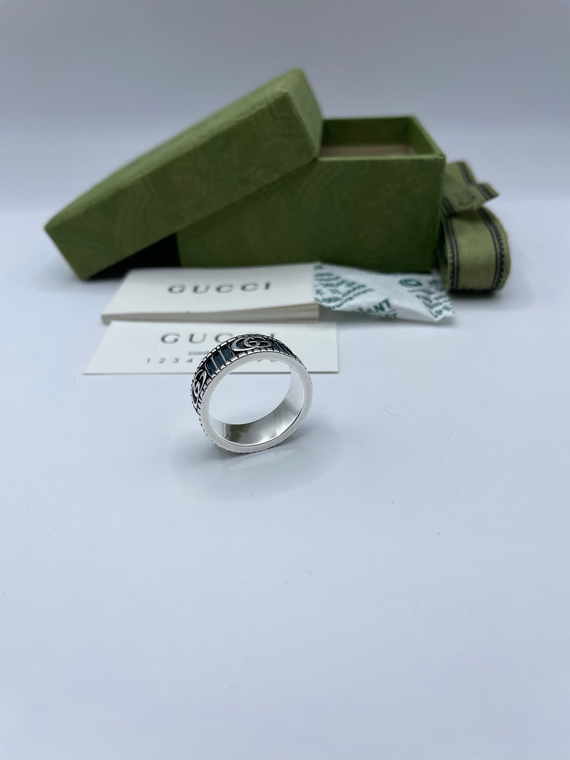 구찌 반지 18호 GG 마몽 링 블랙 상품이미지5