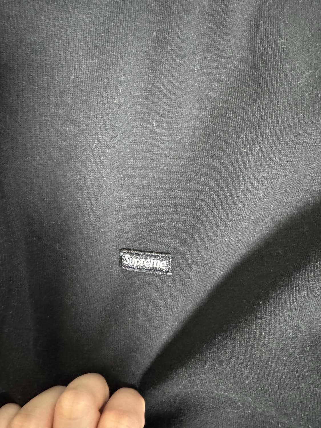 슈프림 24fw 스몰박스 후드집업 블랙 L 상품이미지2