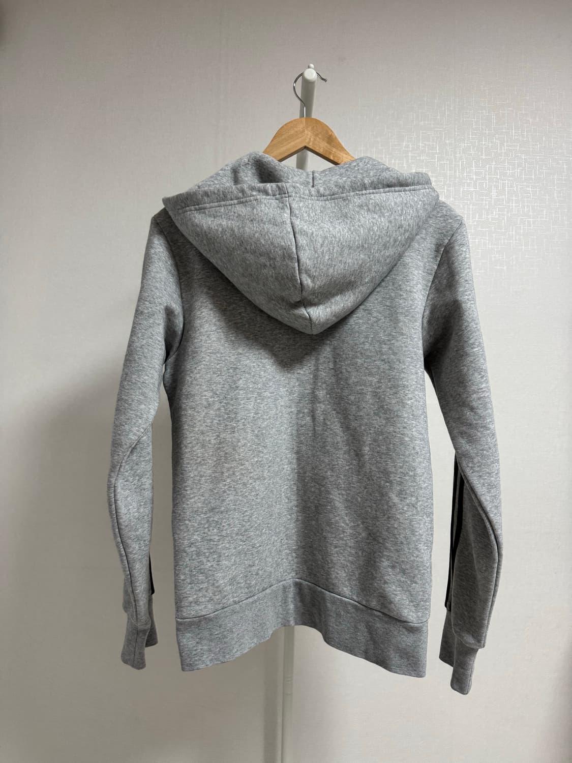 아디다스 삼선 후드집업 회색 M 상품이미지2