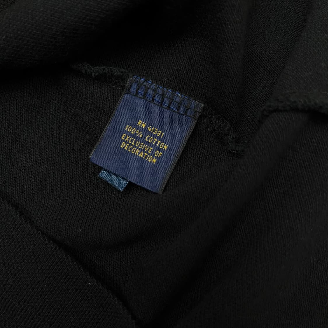 폴로 랄프로렌 화이트 빅포니 블랙 카라티 S 상품이미지5