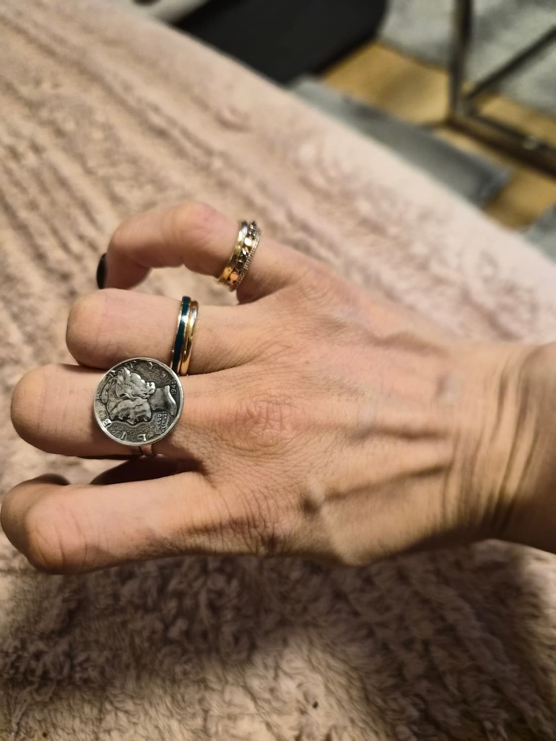 925 Silver  리얼 은화반지 상품이미지2