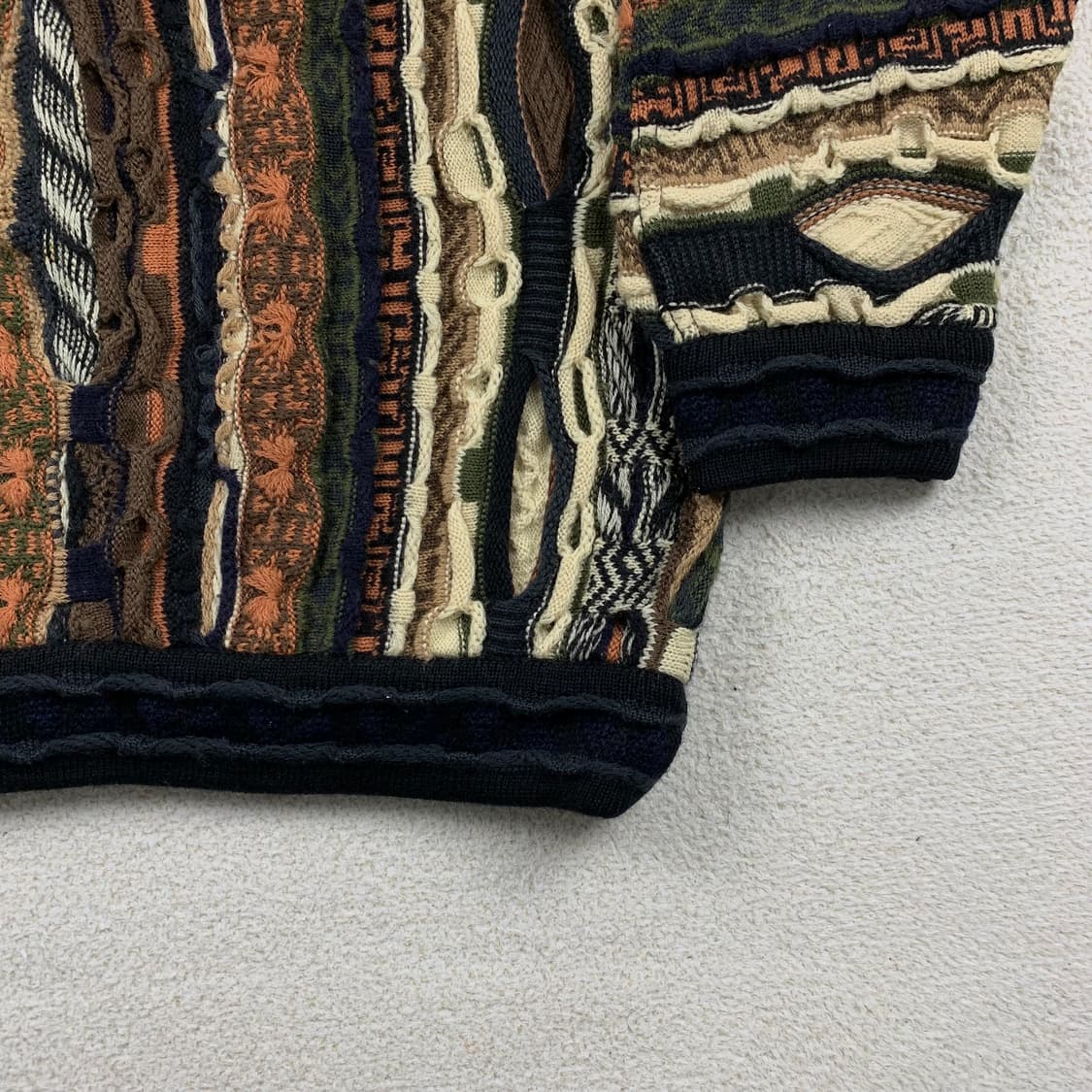 쿠지 핸드메이드 케이블 니트 상품이미지4