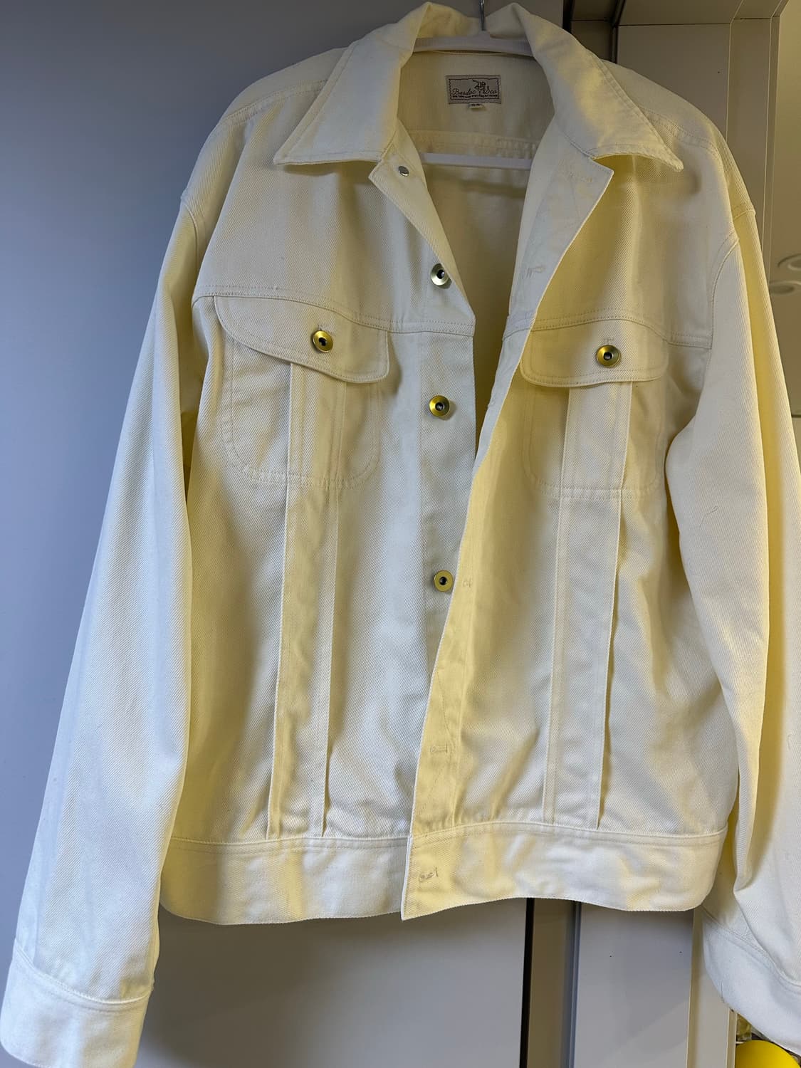 (바독)(44)111ST 크리스탈 크림 라이트 트윌 웨스턴 자켓 상품이미지1