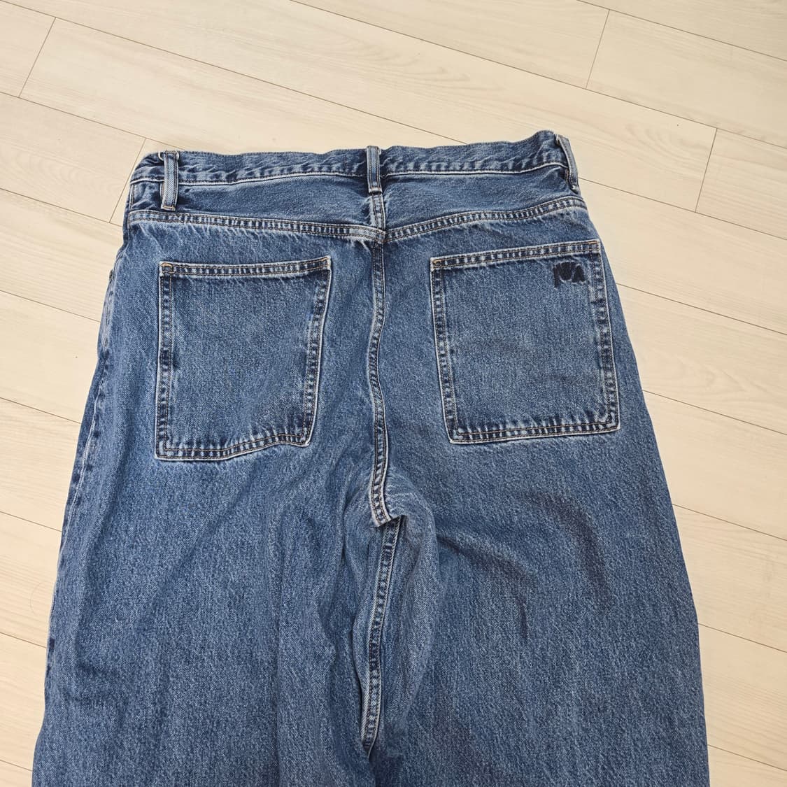 유니클로 JWA 와이드핏진 블루 33 상품이미지6