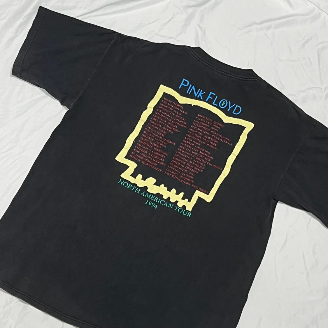 🇺🇸 90s 핑크플로이드 디비전벨 북미투어 반팔 상품이미지5