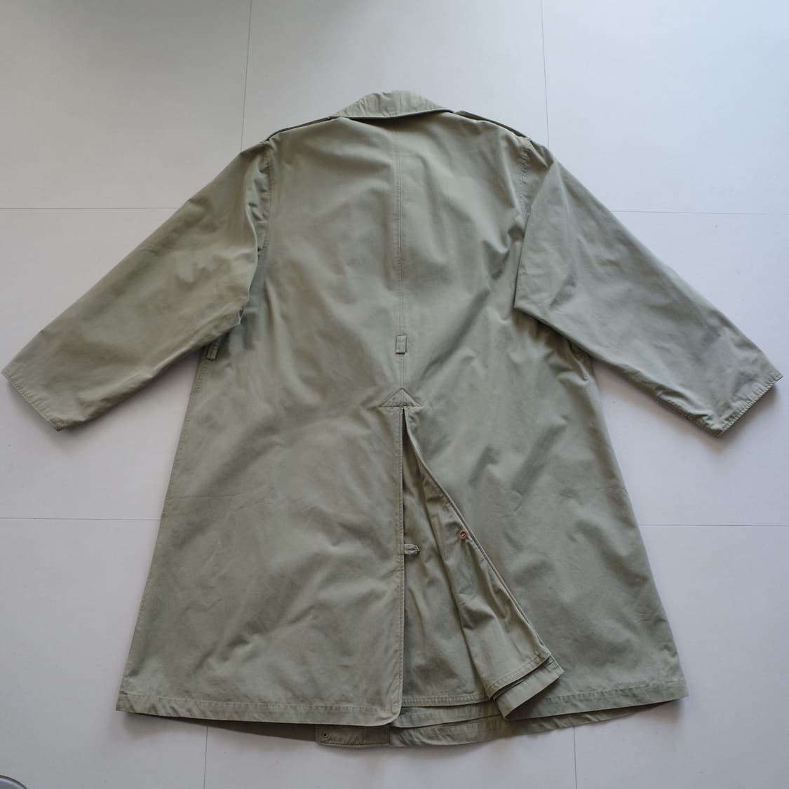 40~50s WWII 미육군 오피서 필드 트렌치 코트 44S 빈티지 상품이미지6