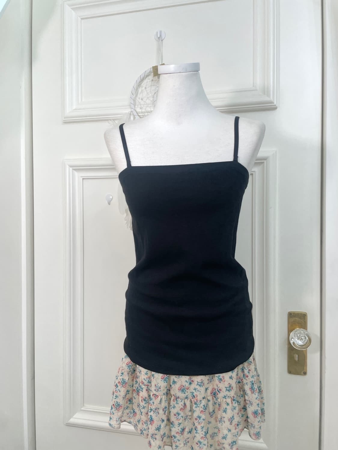 black ruffle point cotton cardigan 상품이미지8