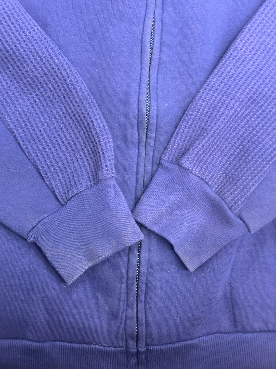 70s 러셀 써멀 스웻셔츠 집업 L 상품이미지6