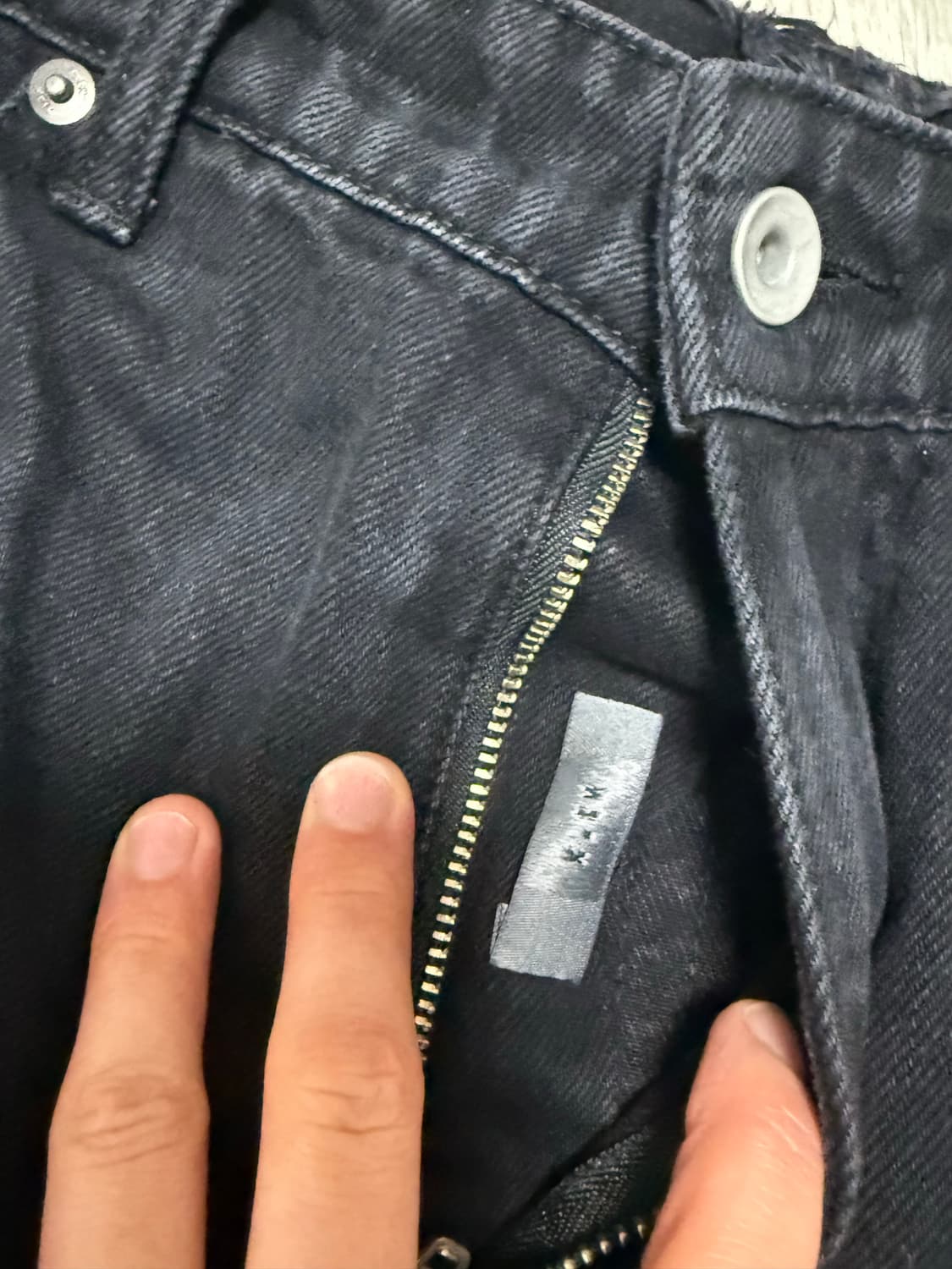 xlim 엑슬림 에피소드 8 04 데님 블랙 S사이즈 상품이미지4