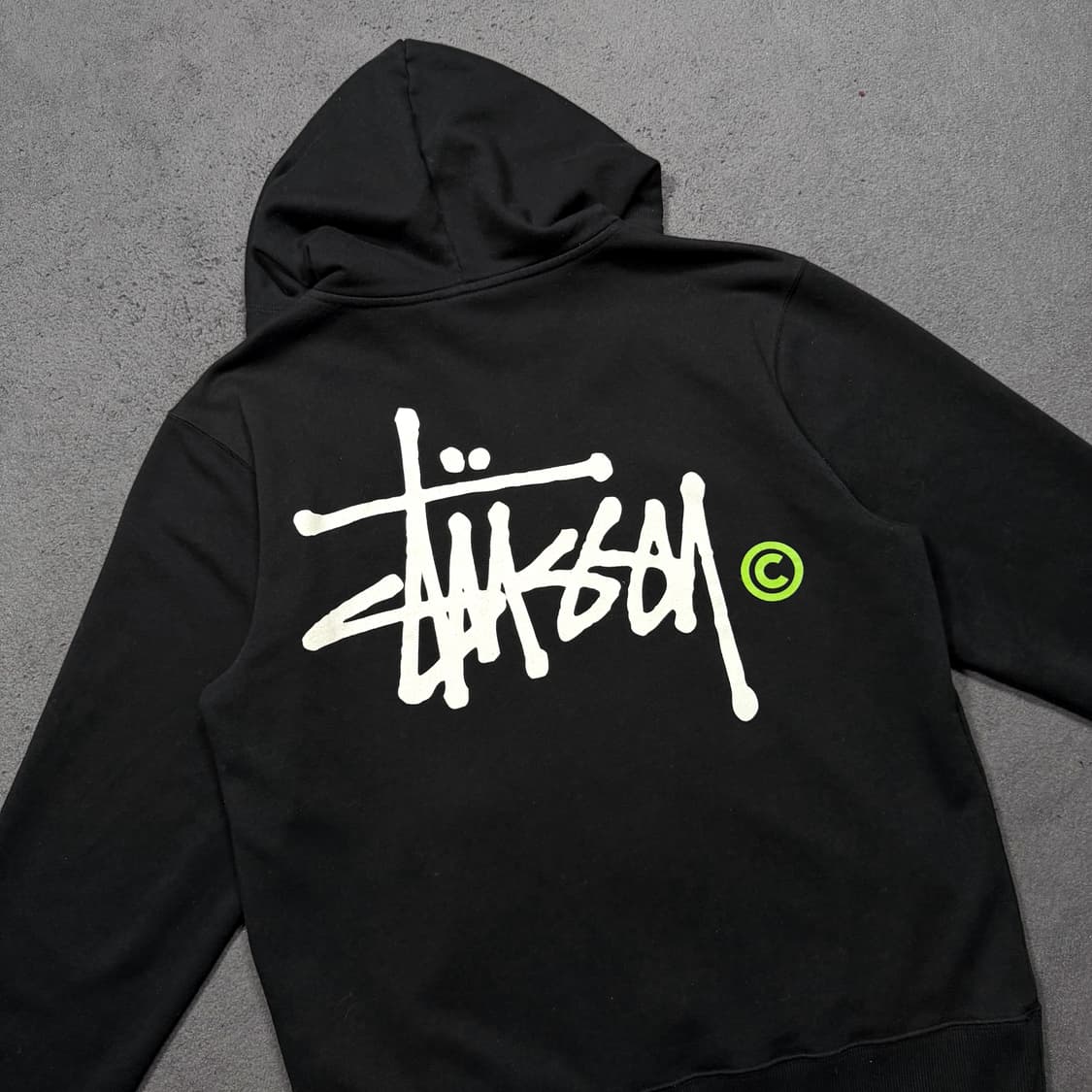 Stussy 스투시 스탁로고 후드집업 상품이미지1