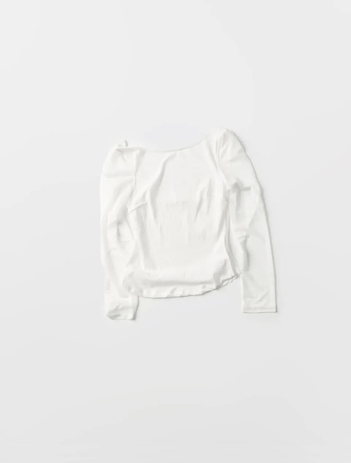 verso sheer layerd sleeve top 상품이미지2