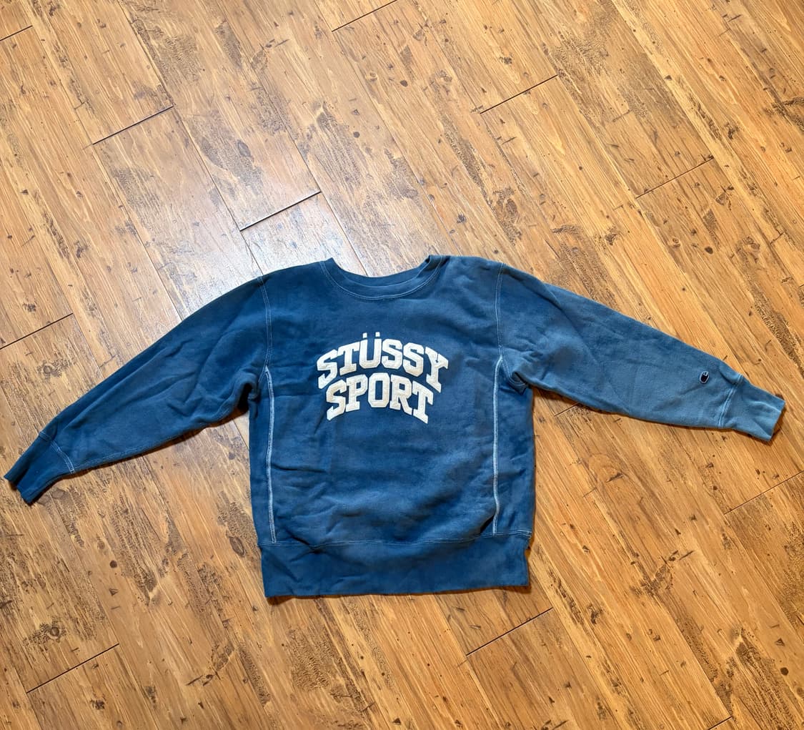 스투시x챔피온 리버스위브 스웻 상품이미지1