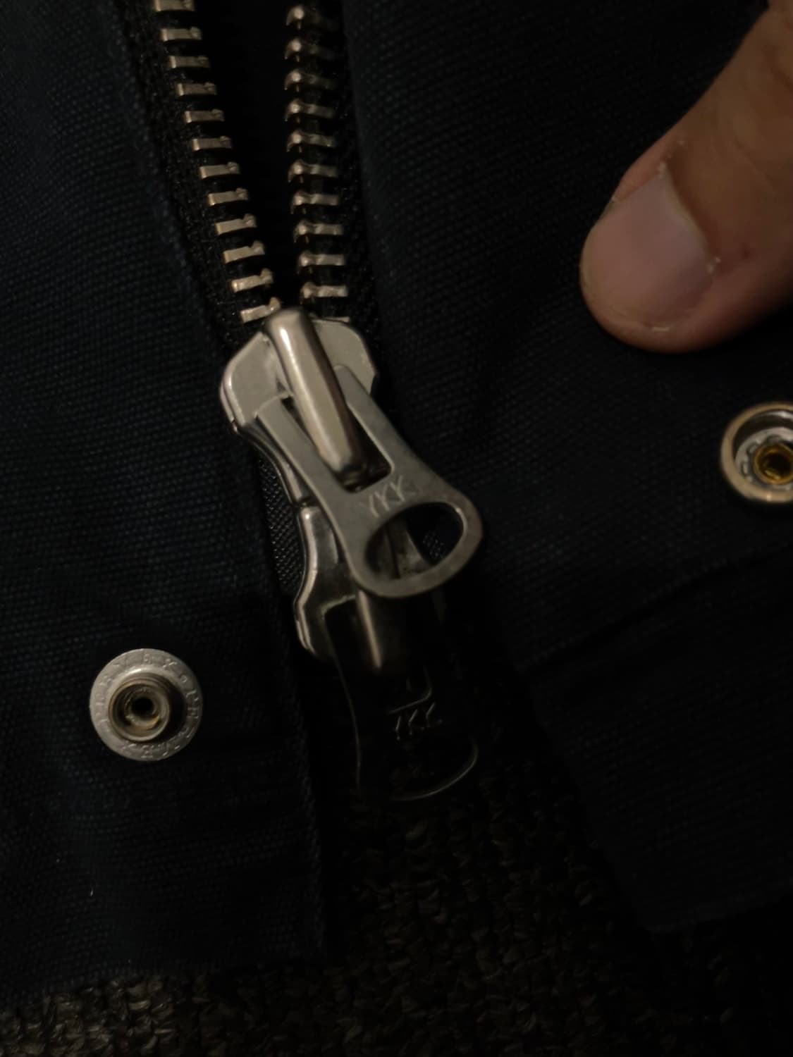 토니웩 레더카라가먼트 워크자켓 페디드네이비 상품이미지7