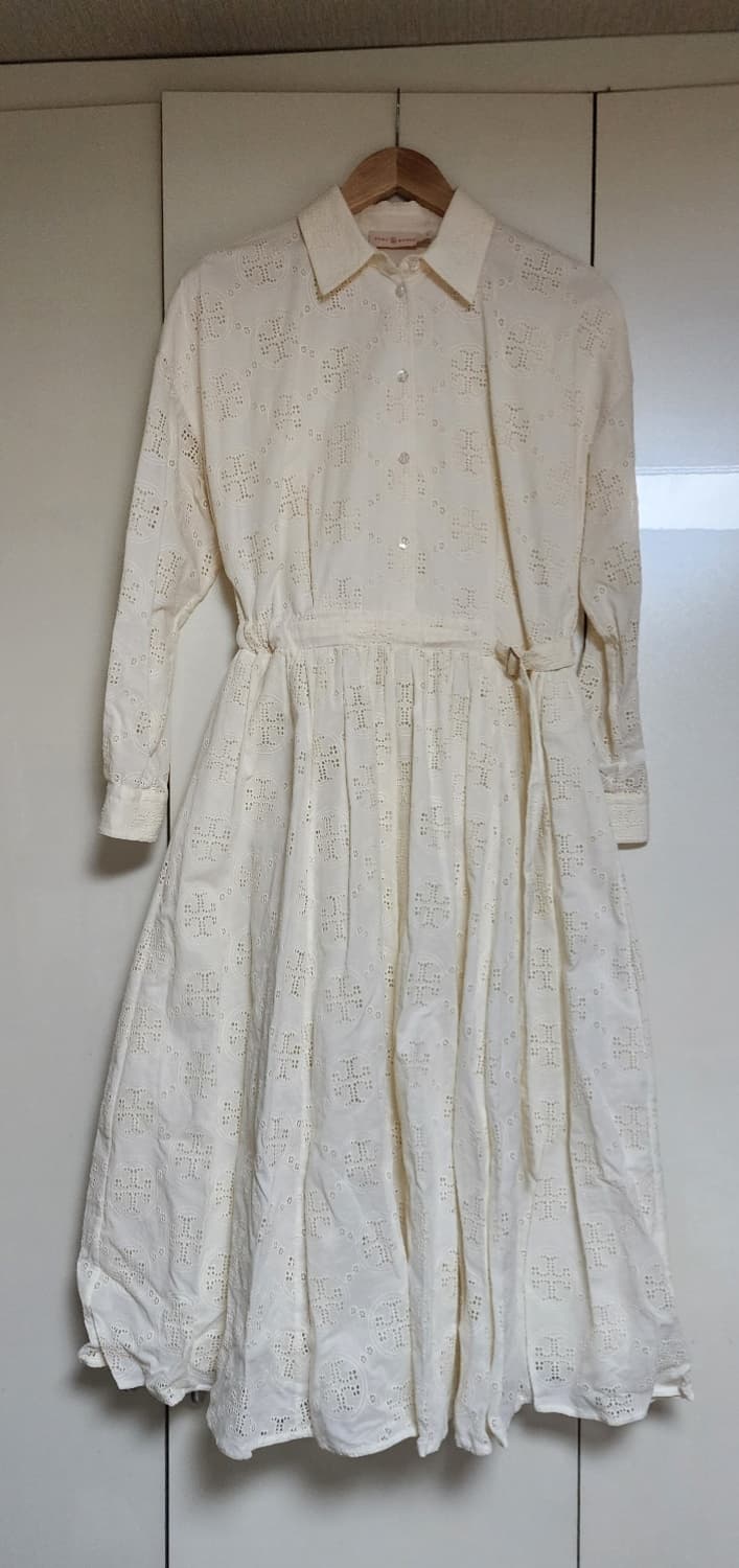 새제품 Tory Burch 원피스 IVORY 토리버치 롱 원피스 상품이미지3