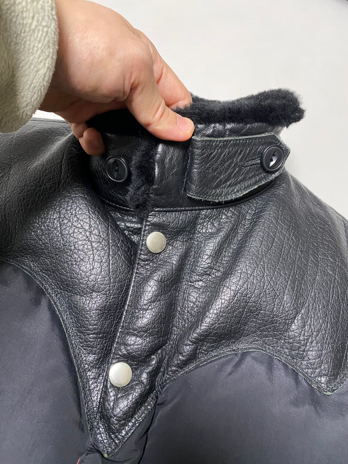 디아프바인 웨스턴 요크 레더패딩 S 상품이미지6