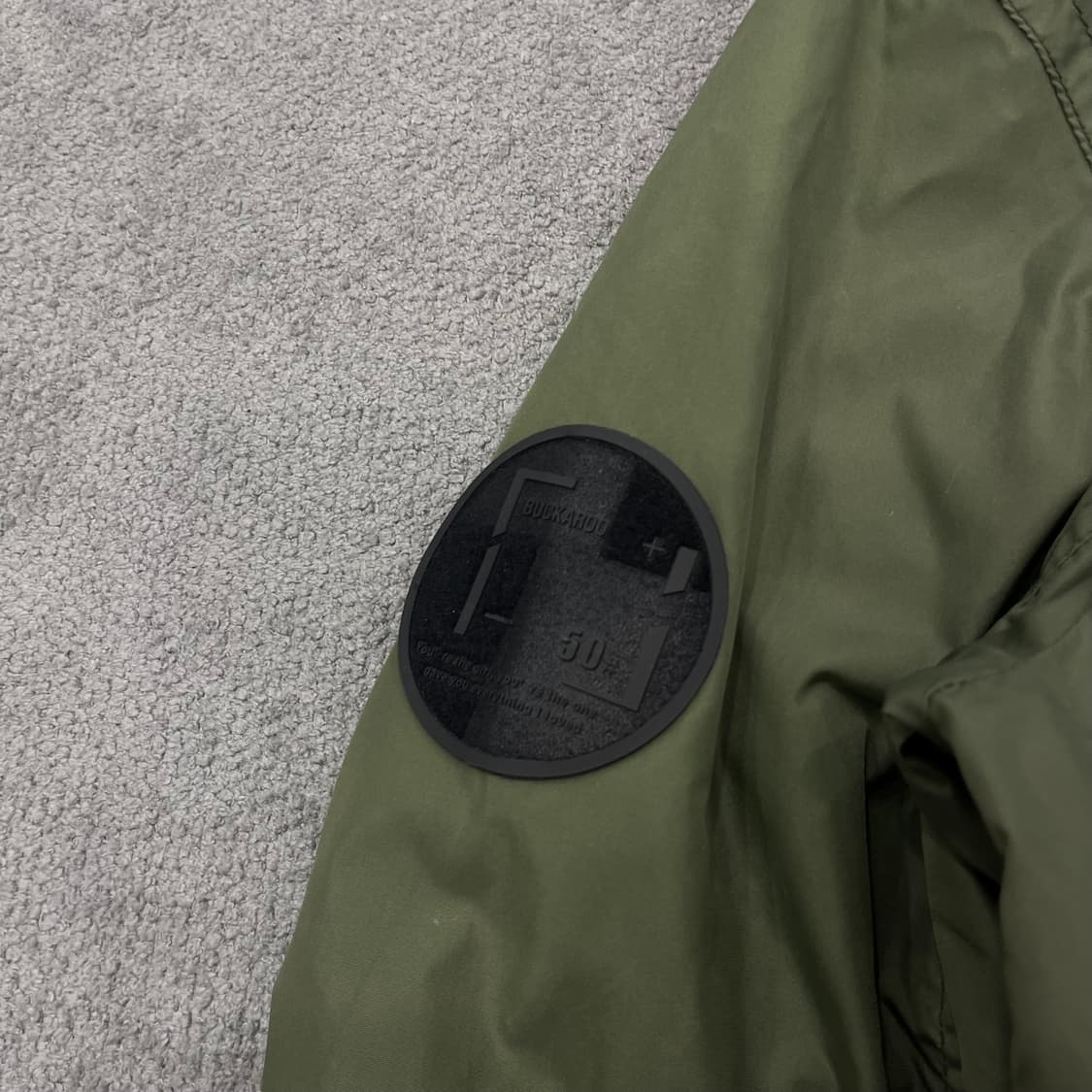 L 버커루 카키 봄버 자켓 상품이미지3