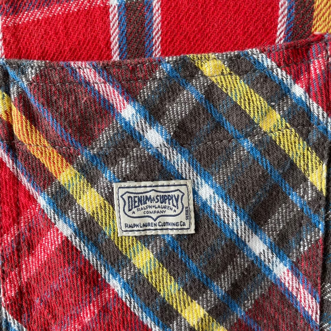 M 폴로 데님앤서플라이 플란넬 체크 셔츠 상품이미지5