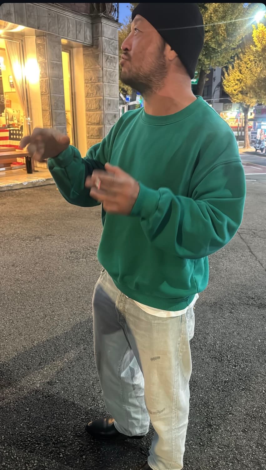 [XXL] 90s 러셀 에메랄드 그린 스웻셔츠 상품이미지5