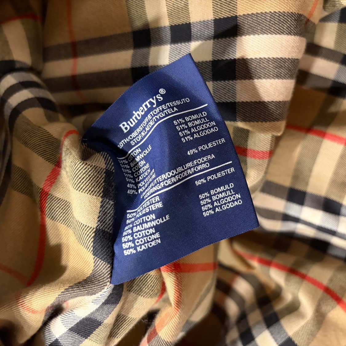 버버리 체크 안감 베이지 트렌치코트 C917 상품이미지7