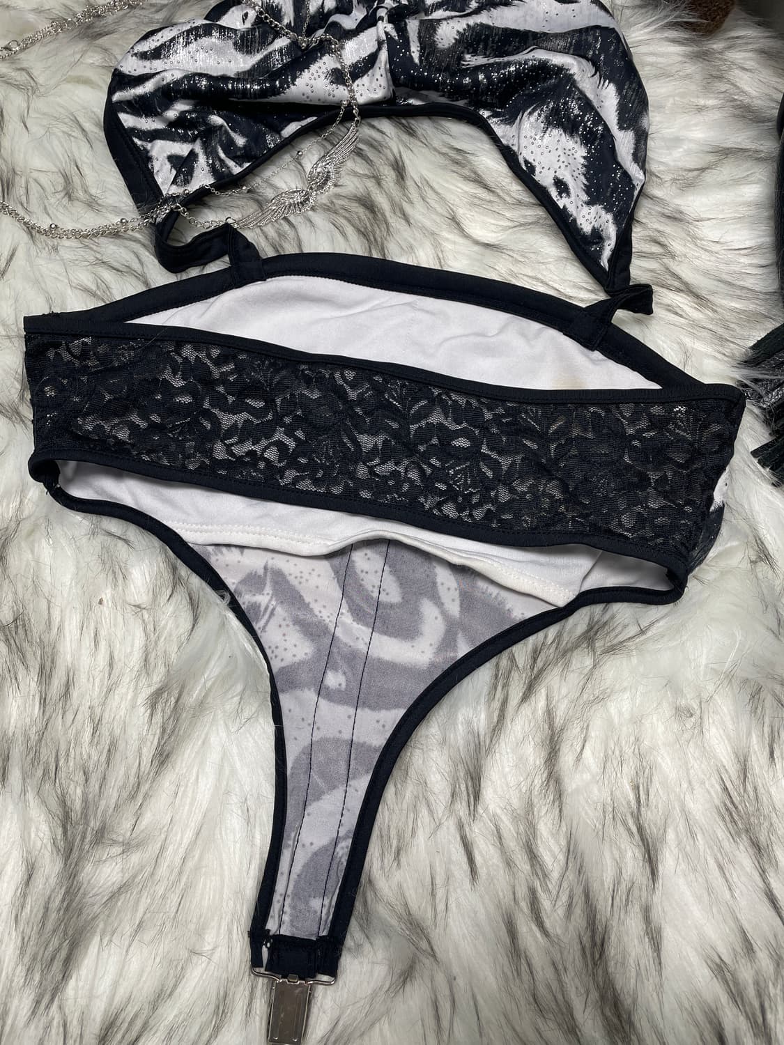 Zebra 지브라 스터드 후드 탱크탑 상품이미지4