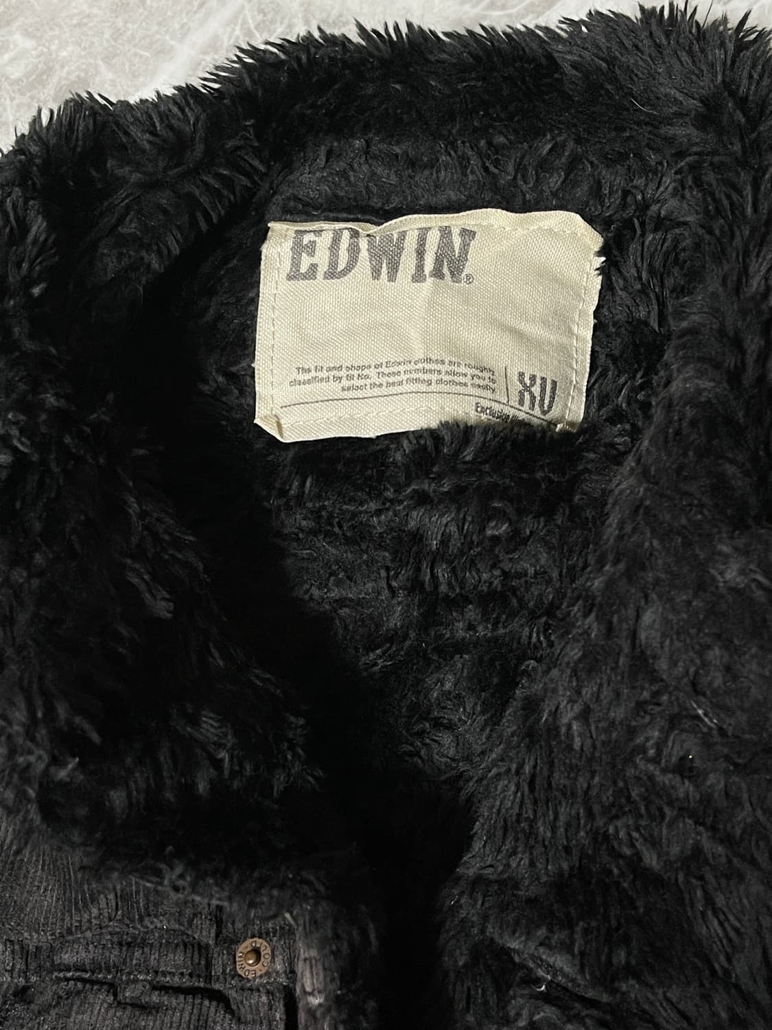 (Edwin)corduroy fur jacket 상품이미지3
