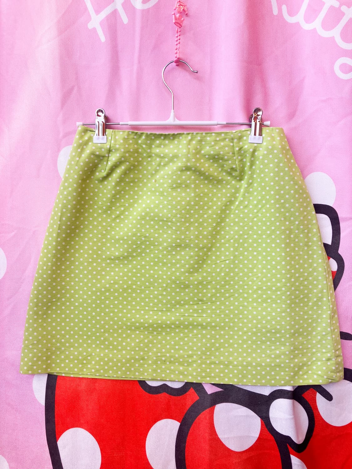 jpn 라임 도트 티셔츠 상품이미지1