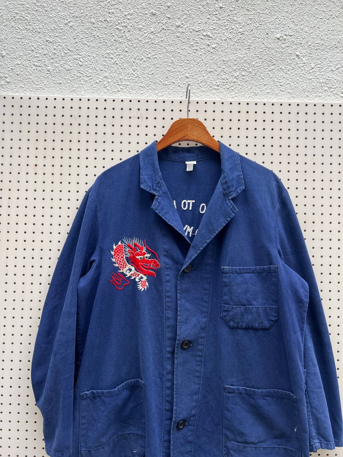 OLD VINTAGE HAND EMBROIDERED 자수프렌치워크샵코트 상품이미지3