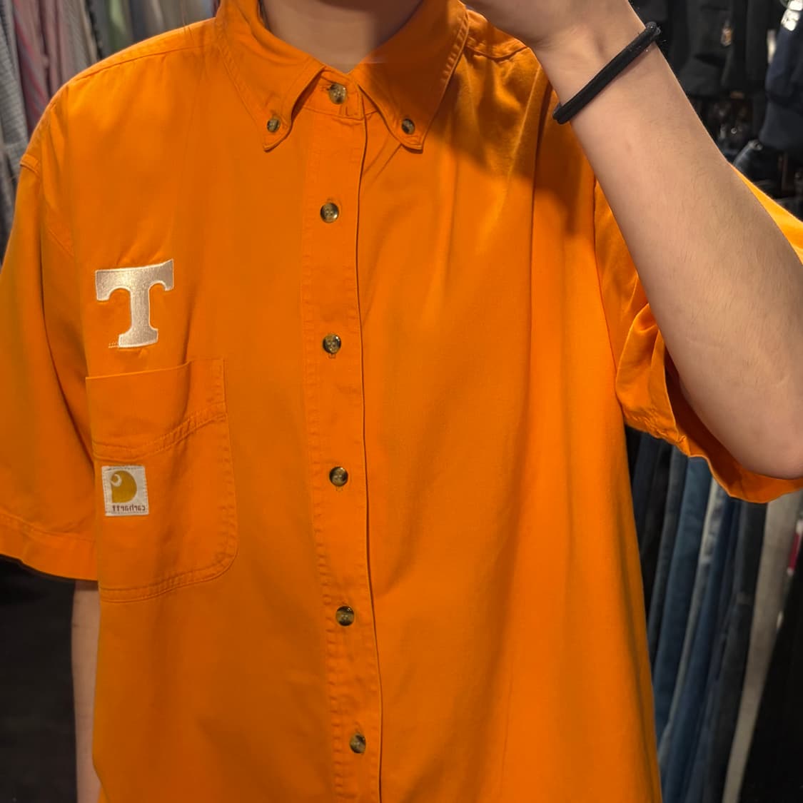 [IM] Carhartt 칼하트 반팔 셔츠 오렌지 상품이미지3