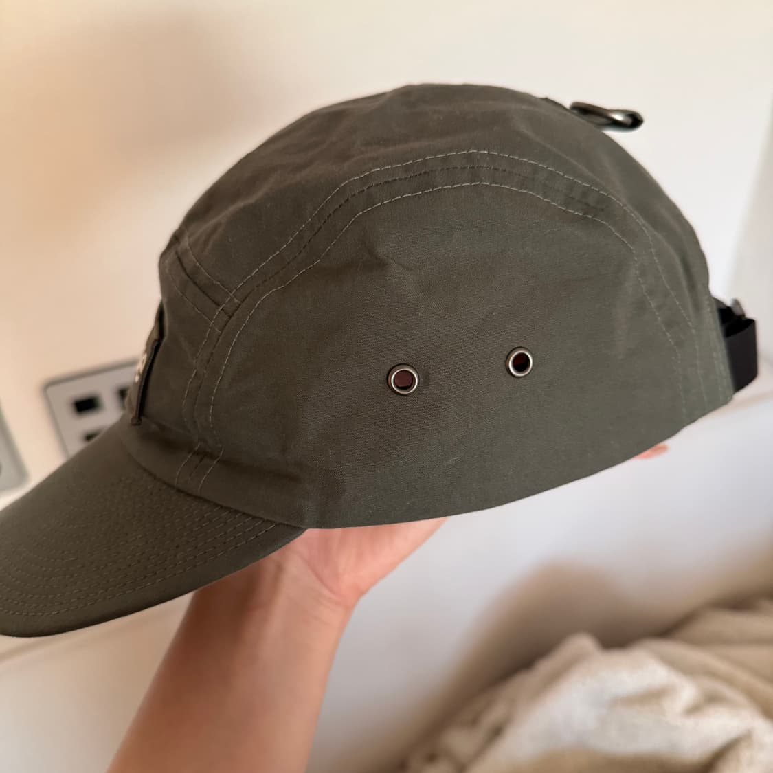 슈프림 왁스 코튼 캠프캡 올리브 상품이미지3