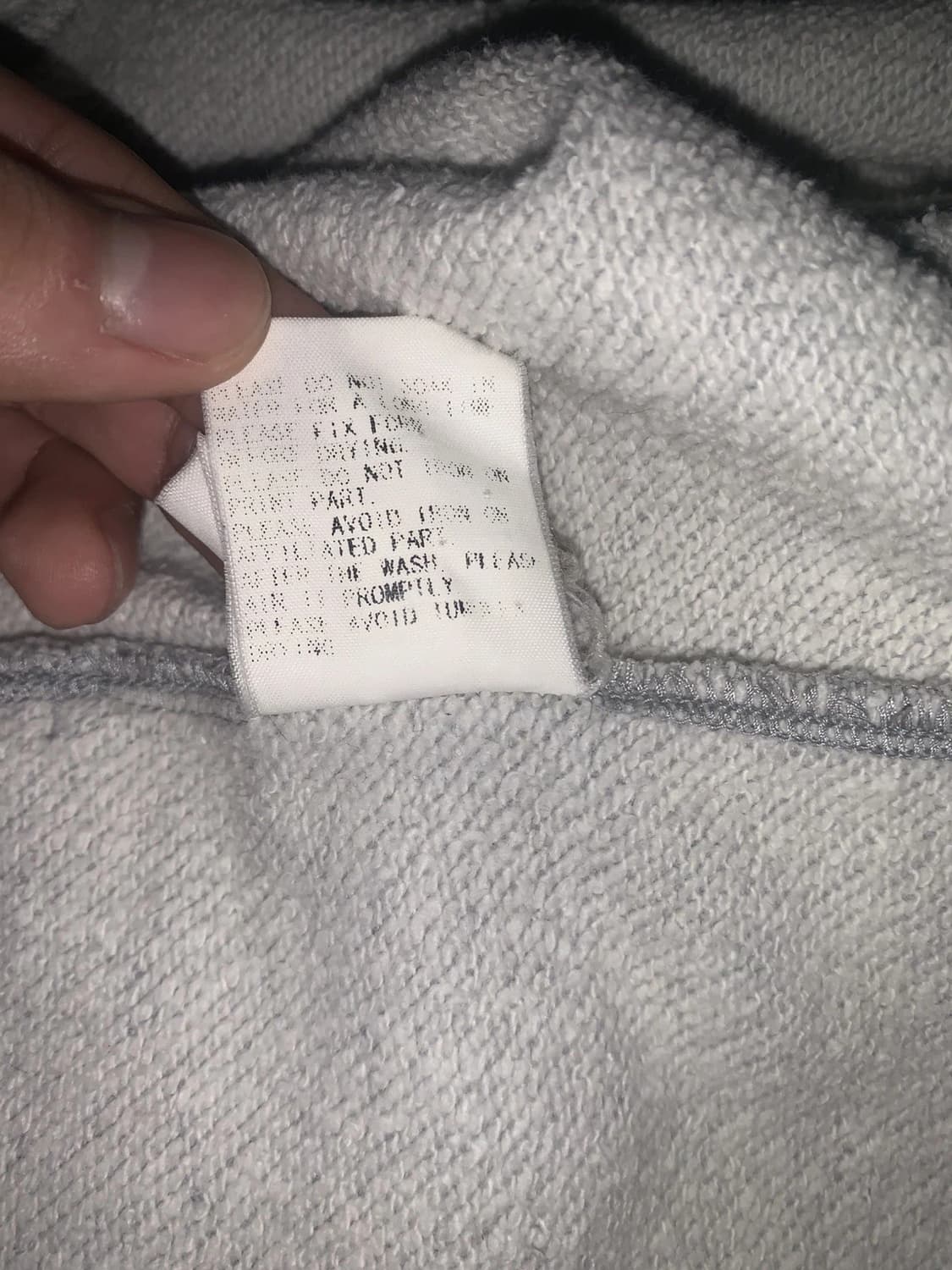 베이프 베이비 마일로 x 카우스 풀 후드집업 그레이 상품이미지7