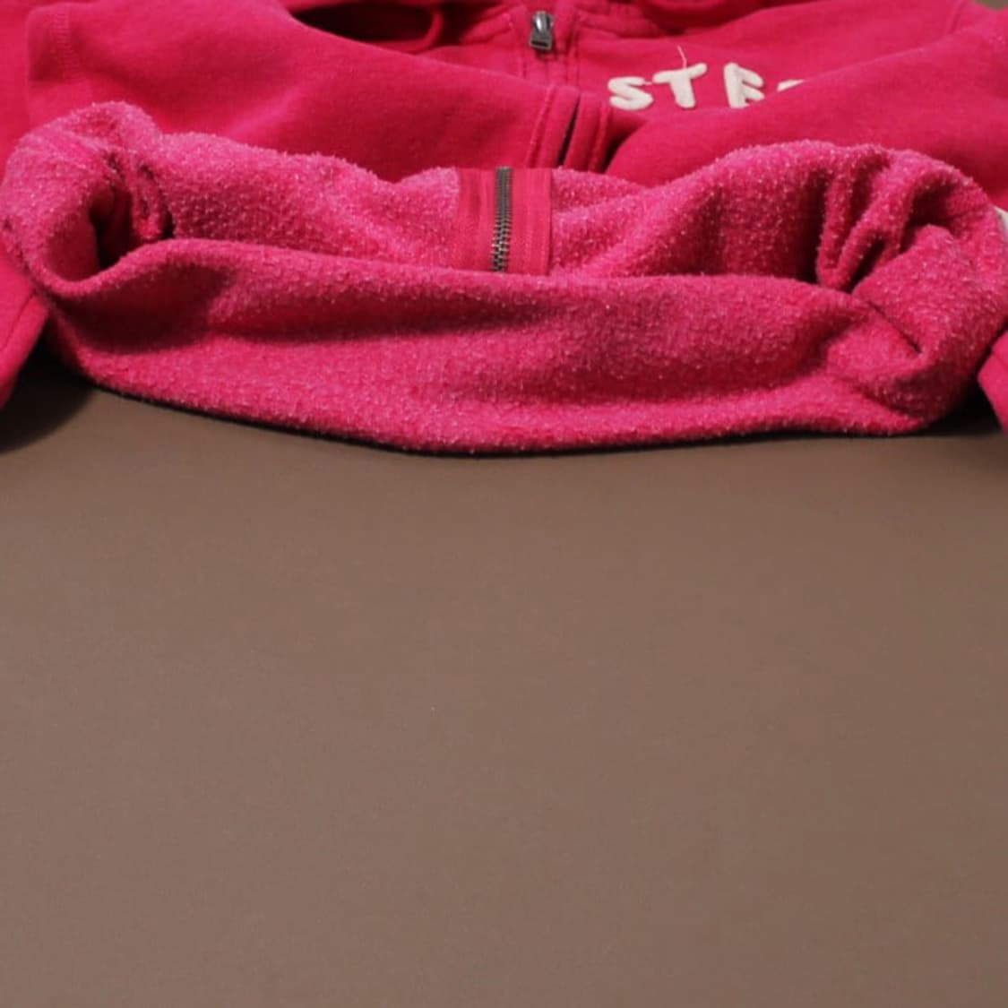 Hollister 홀리스터 핑크 기모 후드집업 상품이미지3