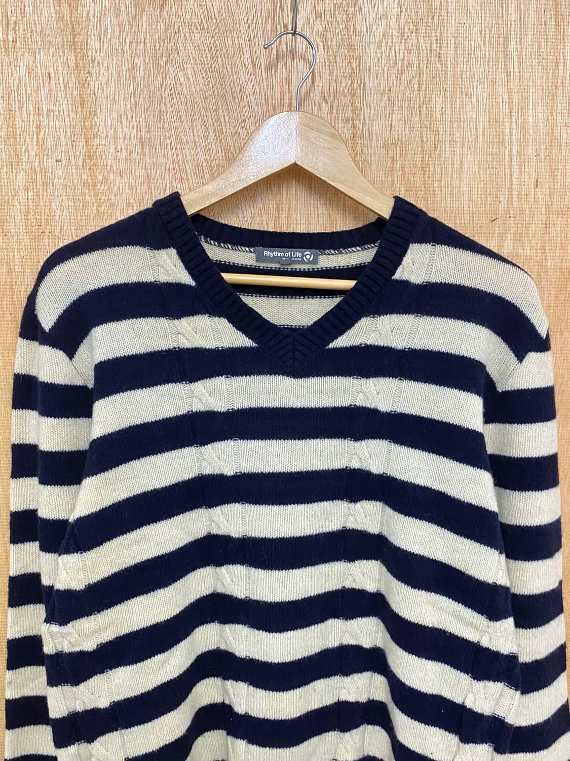 UNITED ARROWS twist stripe knit 꽈배기 니트 상품이미지3