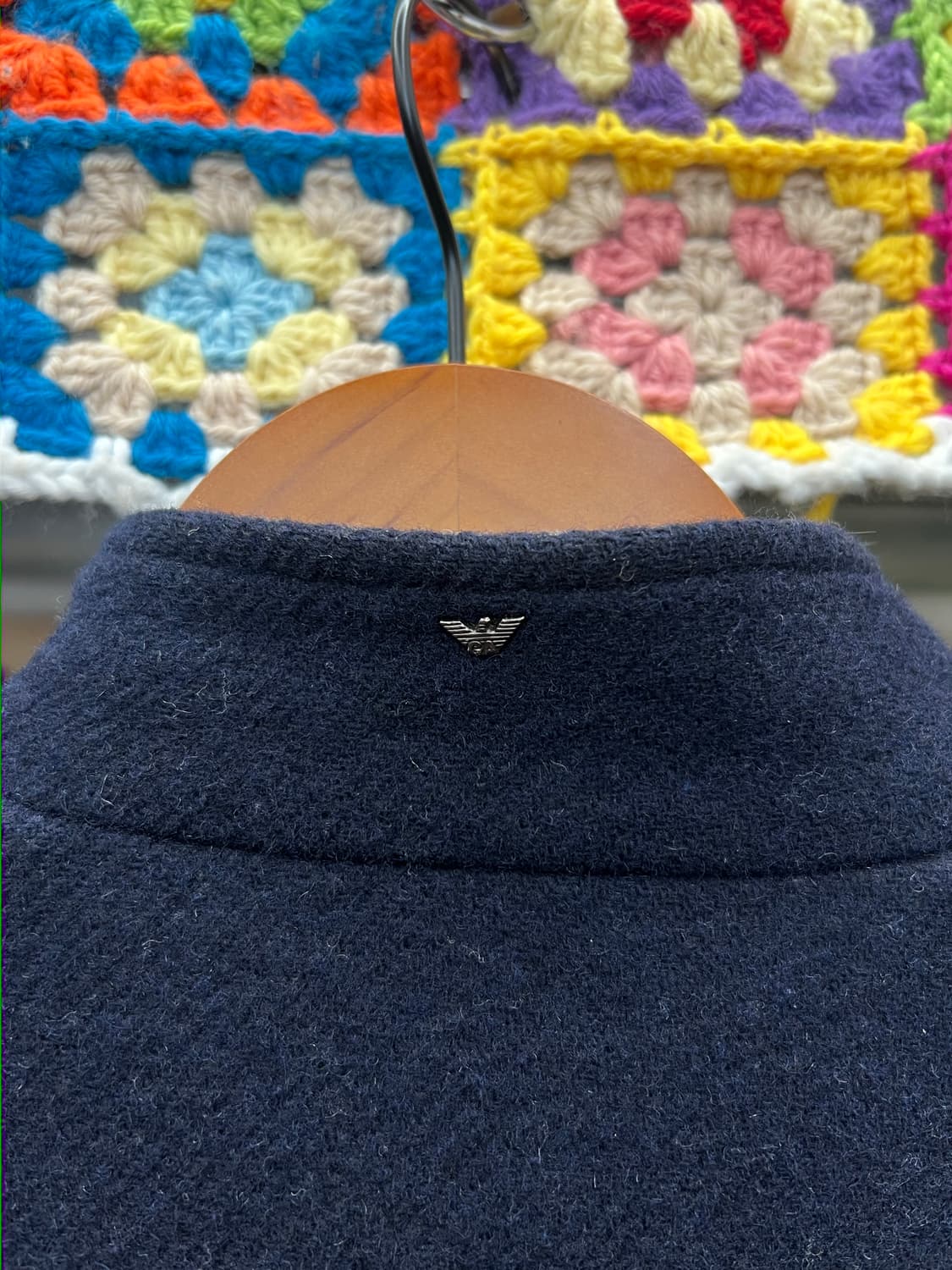 Armani Jeans 네이비 울 숏 자켓  상품이미지3