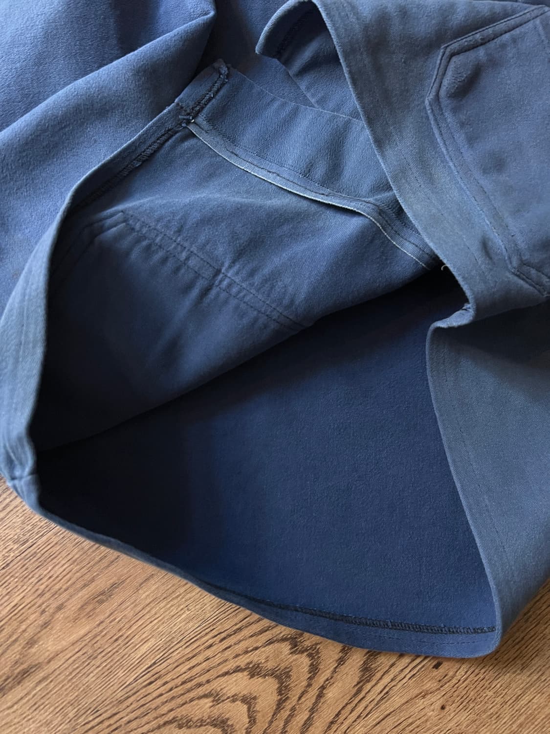 [M]90's Pionier사 빈티지 페이딩 몰스킨 프렌치 워크 자켓 상품이미지7